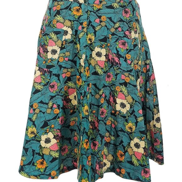 Banned Apparel Retro Floral Skirt - Picture 3 of 4